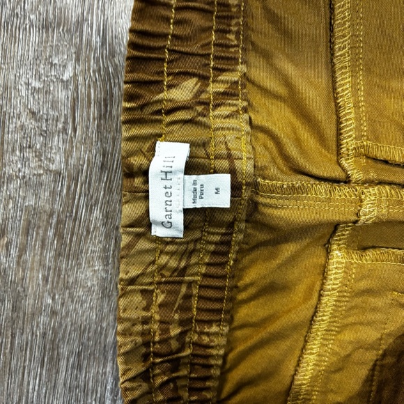 Garnet Hill Salt-Washed Chino Joggers Size Medium - Picture 4 of 6